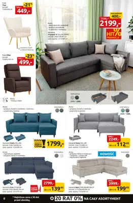 Black Red White - gazetka promocyjna Black Weeks do -60% na setki mebli i dodatków od poniedziałku 17.11 do niedzieli 30.11 - strona 8