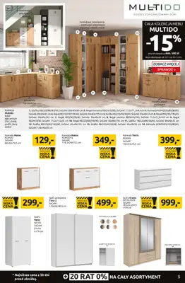 Black Red White - gazetka promocyjna Black Weeks do -60% na setki mebli i dodatków od poniedziałku 17.11 do niedzieli 30.11 - strona 5