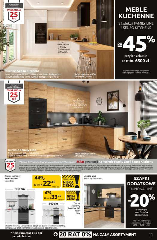Black Red White - gazetka promocyjna Black Weeks do -60% na setki mebli i dodatków od poniedziałku 17.11 do niedzieli 30.11 - strona 11