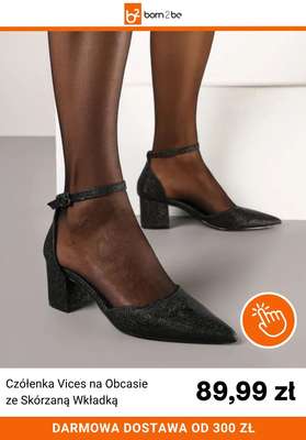 Czółenka Vices na Obcasie ze Skórzaną Wkładką
