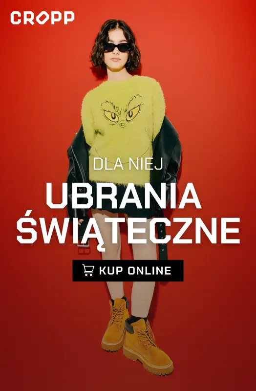 Cropp - gazetka promocyjna Ubrania świąteczne dla niej od czwartku 20.11 do środy 26.11