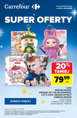 Carrefour - gazetka promocyjna SUPER promocje na zabawki od piątku 21.11 do czwartku 27.11