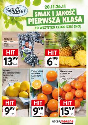 Intermarche - gazetka promocyjna Świeży kram od czwartku 20.11 do środy 26.11
