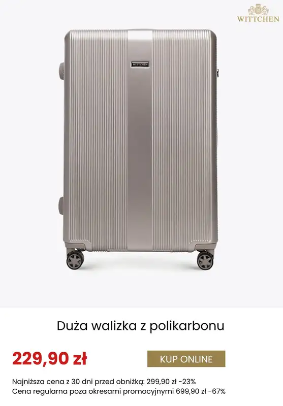 BLACK FRIDAY - gazetka promocyjna Wittchen | Do -60% Black Week od czwartku 20.11 do niedzieli 30.11 - strona 10