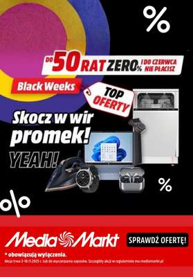 Media Markt - gazetka promocyjna Top oferty na Black Weeks od czwartku 20.11 do środy 26.11
