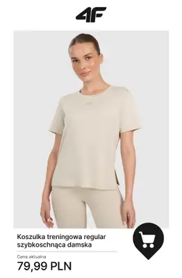 4F - gazetka promocyjna Ubrania na fitness i trening dla niej w SUPER cenach! od czwartku 20.11  - strona 6