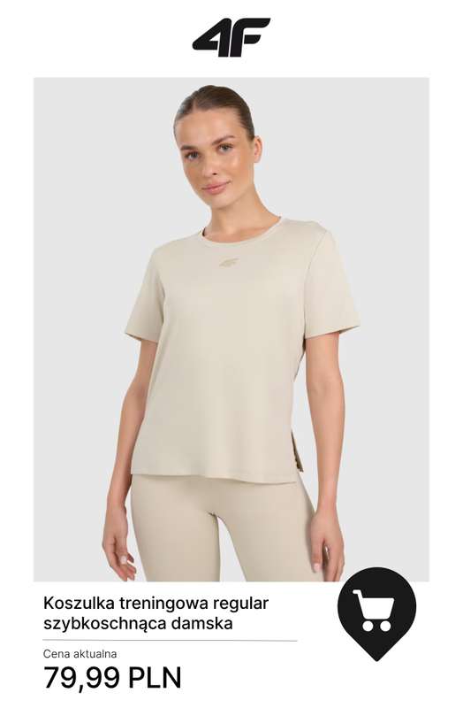 4F - gazetka promocyjna Ubrania na fitness i trening dla niej w SUPER cenach! od czwartku 20.11  - strona 6