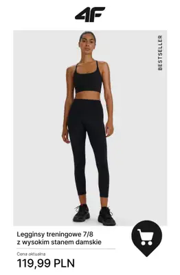 4F - gazetka promocyjna Ubrania na fitness i trening dla niej w SUPER cenach! od czwartku 20.11  - strona 3