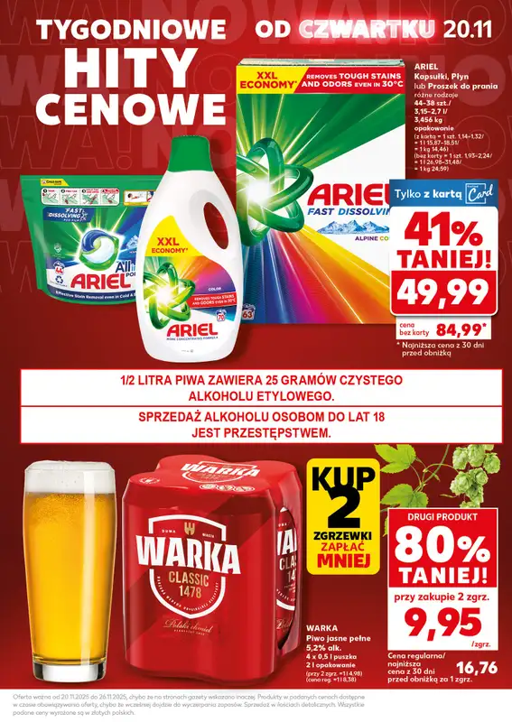 Kaufland - gazetka promocyjna Mocny Start od poniedziałku 24.11 do środy 26.11 - strona 7