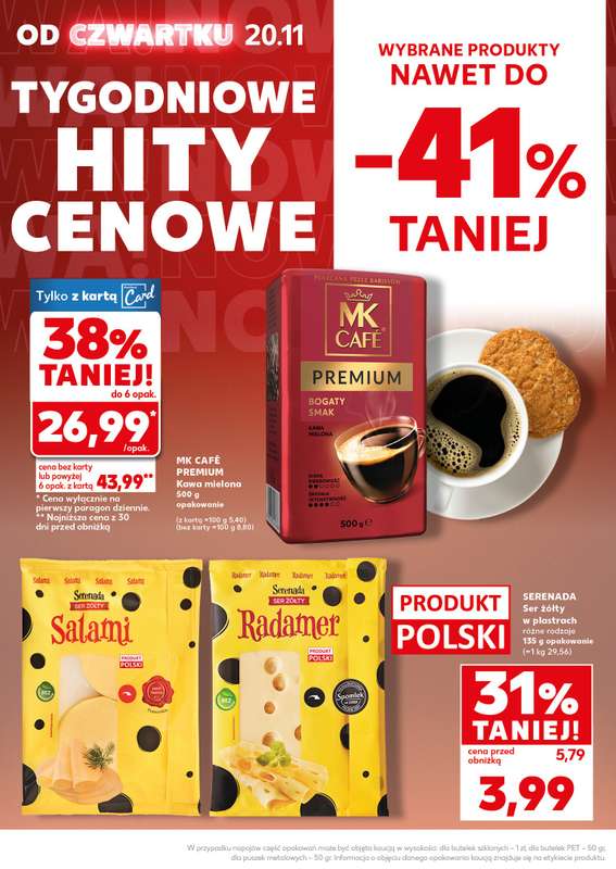 Kaufland - gazetka promocyjna Mocny Start od poniedziałku 24.11 do środy 26.11 - strona 6