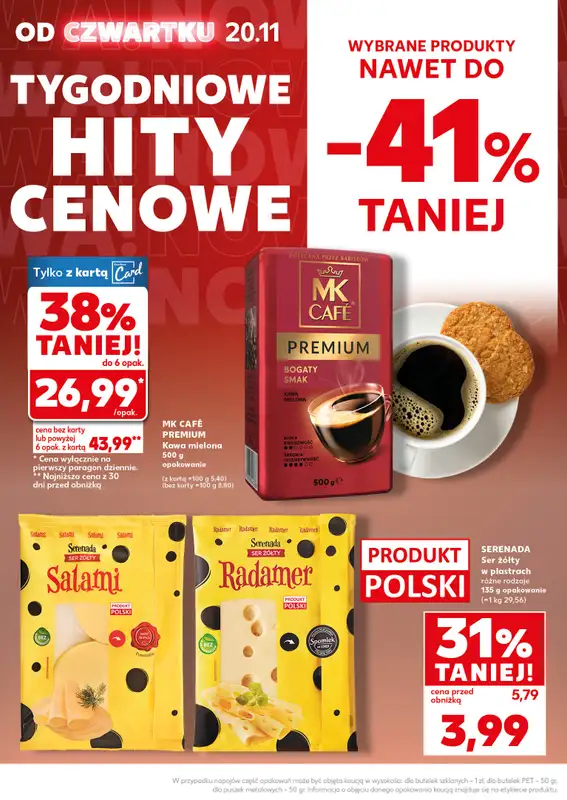 Kaufland - gazetka promocyjna Mocny Start od poniedziałku 24.11 do środy 26.11 - strona 6