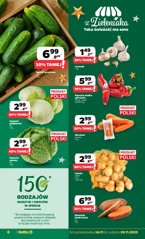 Netto - gazetka promocyjna Gazetka Spożywcza od poniedziałku 24.11 do soboty 29.11 - strona 6