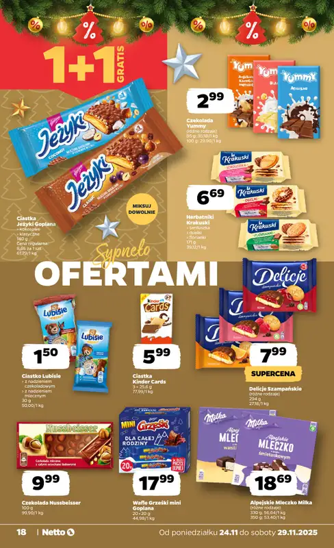 Netto - gazetka promocyjna Gazetka Spożywcza od poniedziałku 24.11 do soboty 29.11 - strona 18
