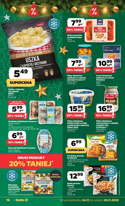 Netto - gazetka promocyjna Gazetka Spożywcza od poniedziałku 24.11 do soboty 29.11 - strona 16