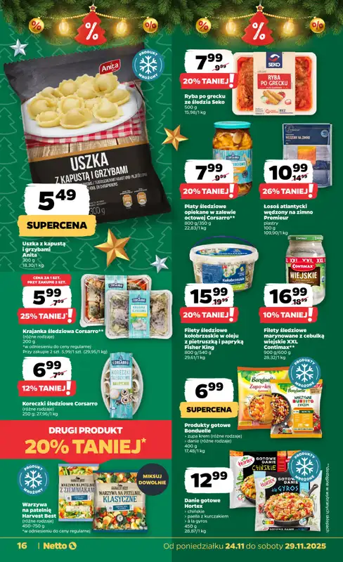 Netto - gazetka promocyjna Gazetka Spożywcza od poniedziałku 24.11 do soboty 29.11 - strona 16