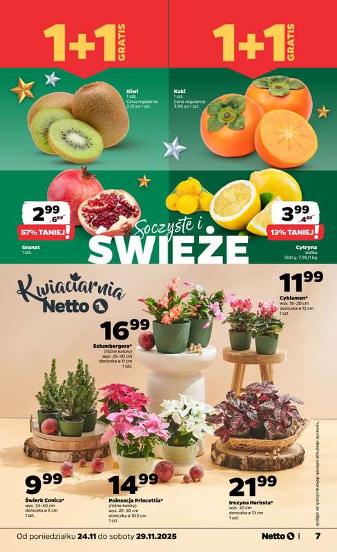 Netto - gazetka promocyjna Gazetka Spożywcza od poniedziałku 24.11 do soboty 29.11 - strona 7