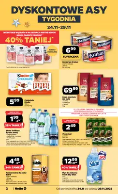Netto - gazetka promocyjna Gazetka Spożywcza od poniedziałku 24.11 do soboty 29.11 - strona 2