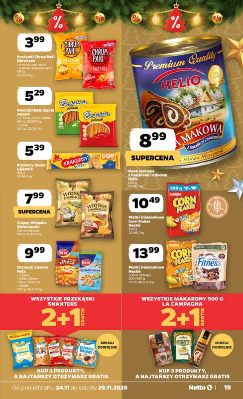 Netto - gazetka promocyjna Gazetka Spożywcza od poniedziałku 24.11 do soboty 29.11 - strona 19