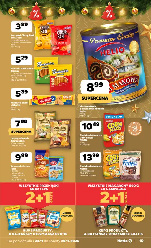 Netto - gazetka promocyjna Gazetka Spożywcza od poniedziałku 24.11 do soboty 29.11 - strona 19