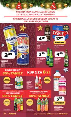 Netto - gazetka promocyjna Gazetka Spożywcza od poniedziałku 24.11 do soboty 29.11 - strona 22