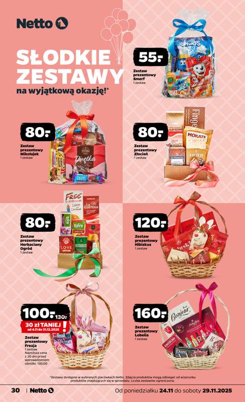 Netto - gazetka promocyjna Gazetka Spożywcza od poniedziałku 24.11 do soboty 29.11 - strona 30