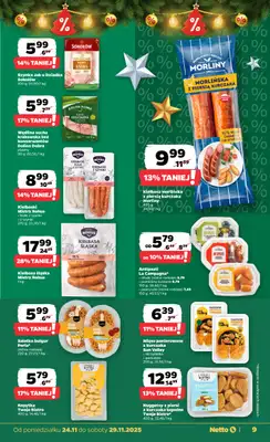 Netto - gazetka promocyjna Gazetka Spożywcza od poniedziałku 24.11 do soboty 29.11 - strona 9