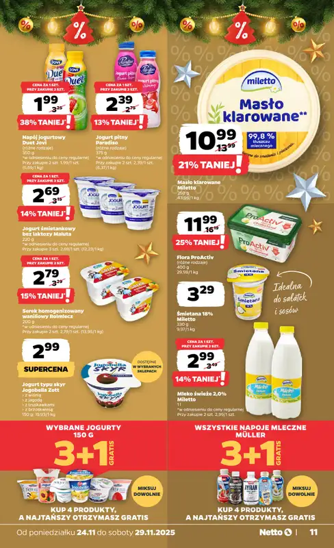 Netto - gazetka promocyjna Gazetka Spożywcza od poniedziałku 24.11 do soboty 29.11 - strona 11