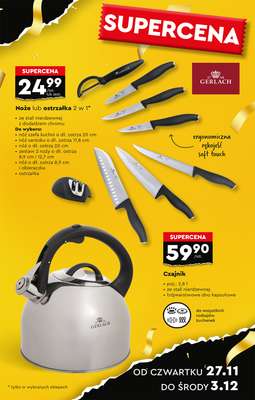 Biedronka - gazetka promocyjna Okazje tygodnia od 22.11 od soboty 22.11 do środy 10.12 - strona 15