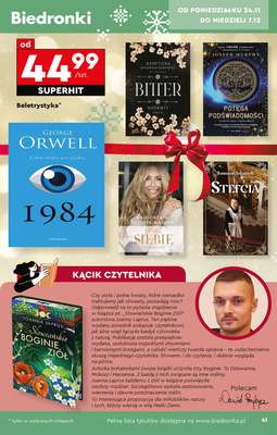 Biedronka - gazetka promocyjna Okazje tygodnia od 22.11 od soboty 22.11 do środy 10.12 - strona 43