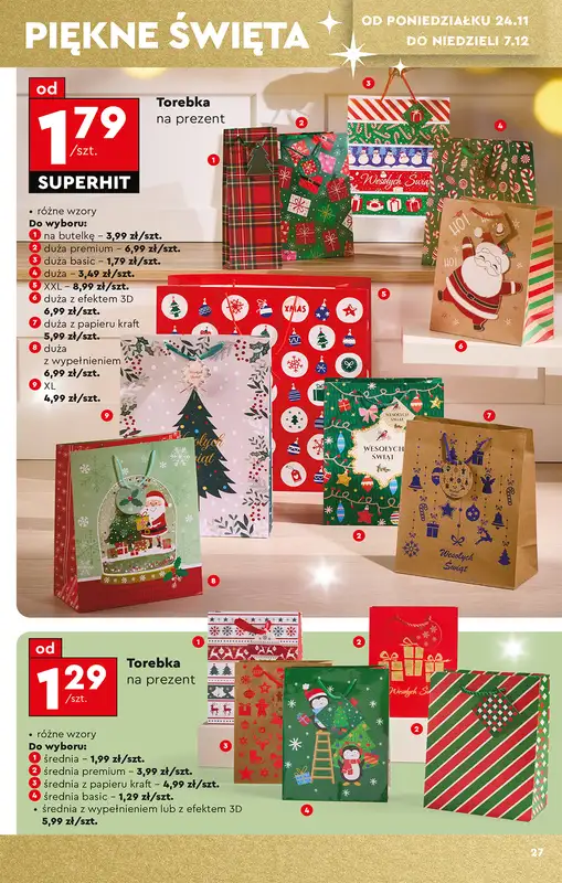 Biedronka - gazetka promocyjna Okazje tygodnia od 22.11 od soboty 22.11 do środy 10.12 - strona 29