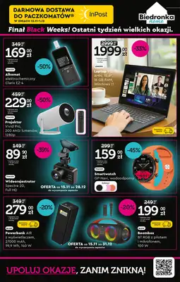 Biedronka - gazetka promocyjna Okazje tygodnia od 22.11 od soboty 22.11 do środy 10.12 - strona 55