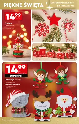 Biedronka - gazetka promocyjna Okazje tygodnia od 22.11 od soboty 22.11 do środy 10.12 - strona 23