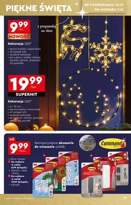 Biedronka - gazetka promocyjna Okazje tygodnia od 22.11 od soboty 22.11 do środy 10.12 - strona 21