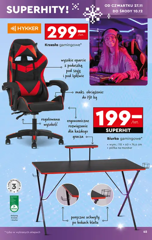 Biedronka - gazetka promocyjna Okazje tygodnia od 22.11 od soboty 22.11 do środy 10.12 - strona 47