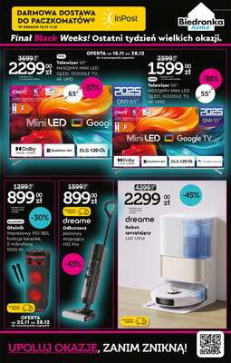 Biedronka - gazetka promocyjna Okazje tygodnia od 22.11 od soboty 22.11 do środy 10.12 - strona 57