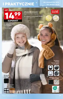 Biedronka - gazetka promocyjna Okazje tygodnia od 22.11 od soboty 22.11 do środy 10.12 - strona 45