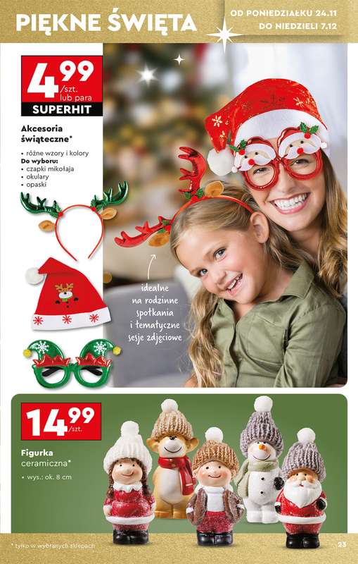 Biedronka - gazetka promocyjna Okazje tygodnia od 22.11 od soboty 22.11 do środy 10.12 - strona 25