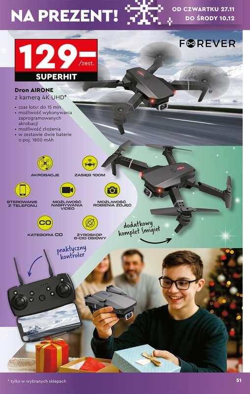 Biedronka - gazetka promocyjna Okazje tygodnia od 22.11 od soboty 22.11 do środy 10.12 - strona 53