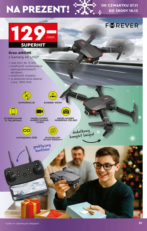 Biedronka - gazetka promocyjna Okazje tygodnia od 22.11 od soboty 22.11 do środy 10.12 - strona 53