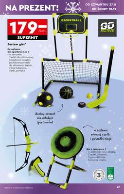 Biedronka - gazetka promocyjna Okazje tygodnia od 22.11 od soboty 22.11 do środy 10.12 - strona 49