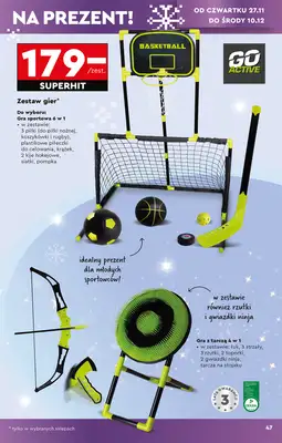 Biedronka - gazetka promocyjna Okazje tygodnia od 22.11 od soboty 22.11 do środy 10.12 - strona 49