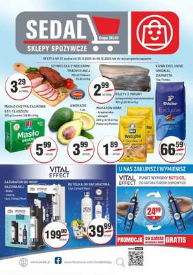 Sedal - gazetka promocyjna Gazetka od środy 26.11 do soboty 06.12