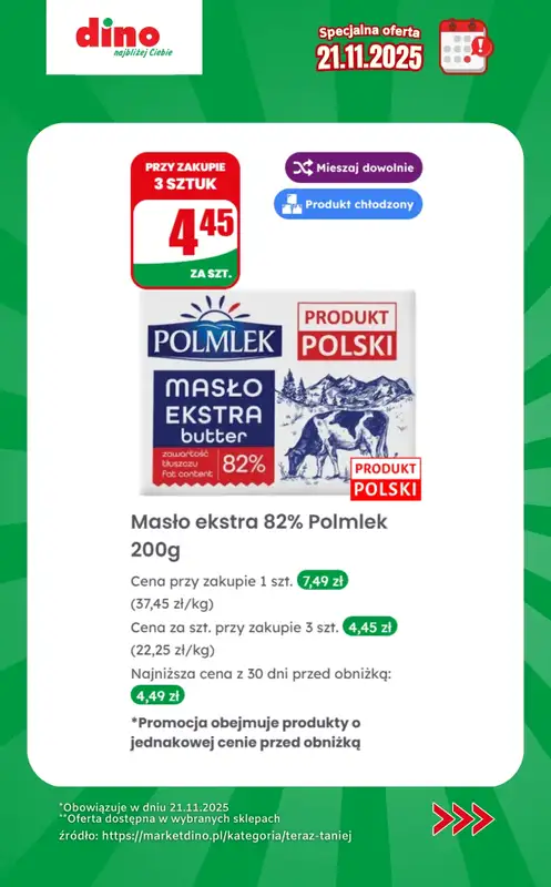 Dino - gazetka promocyjna Specjalna oferta na 21.11.2025 - promocje spoza gazetki od piątku 21.11 do piątku 21.11 - strona 5