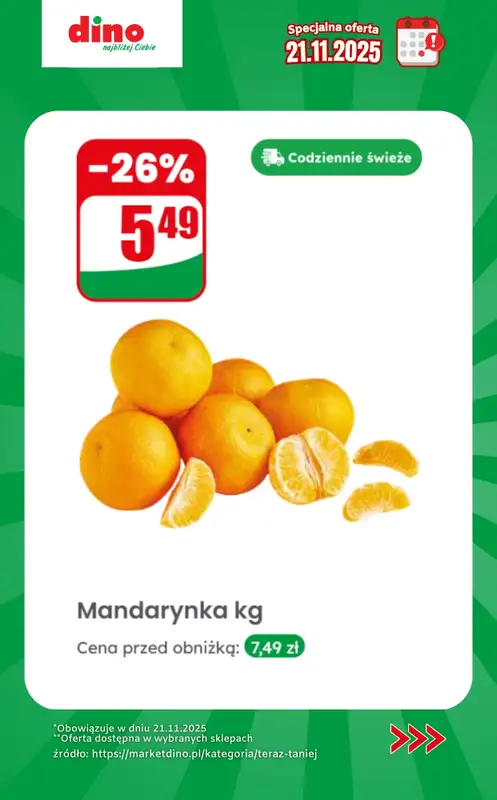 Dino - gazetka promocyjna Specjalna oferta na 21.11.2025 - promocje spoza gazetki od piątku 21.11 do piątku 21.11 - strona 2