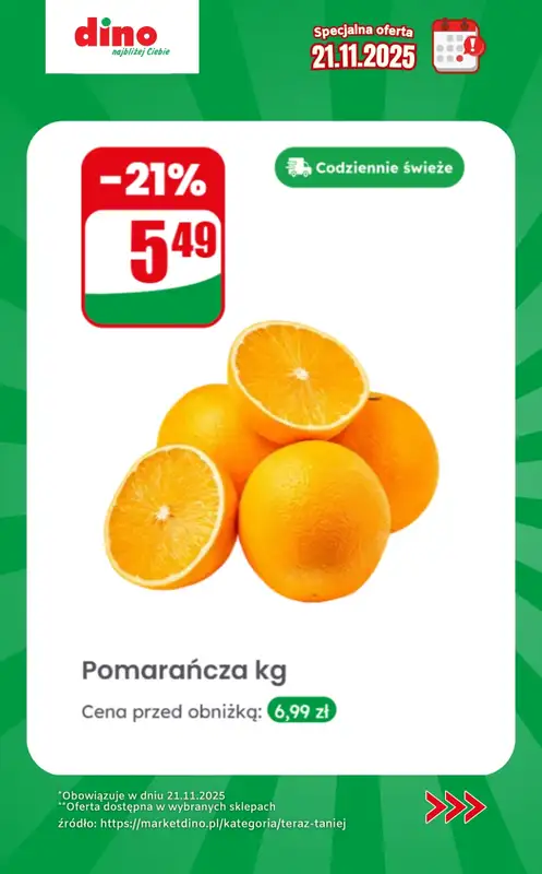 Dino - gazetka promocyjna Specjalna oferta na 21.11.2025 - promocje spoza gazetki od piątku 21.11 do piątku 21.11 - strona 3