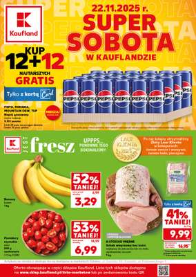 Kaufland - gazetka promocyjna Oferta Kaufland - SUPER SOBOTA od soboty 22.11 do soboty 22.11