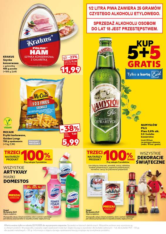 Kaufland - gazetka promocyjna Oferta Kaufland - SUPER SOBOTA od soboty 22.11 do soboty 22.11 - strona 3