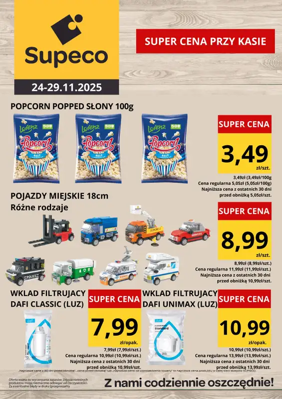 Supeco - gazetka promocyjna Oferta tygodnia od poniedziałku 24.11 do soboty 29.11 - strona 3