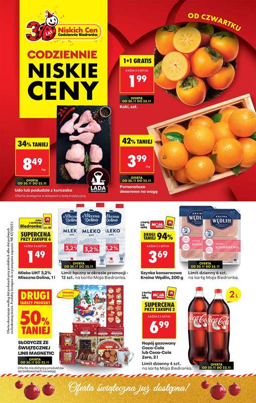Biedronka - gazetka promocyjna Od czwartku, Z ladą tradycyjną od czwartku 20.11 do środy 26.11