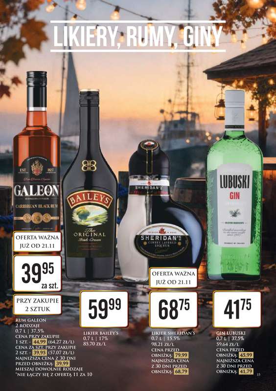Dino - gazetka promocyjna Katalog alkoholowy od poniedziałku 24.11 do soboty 29.11 - strona 15
